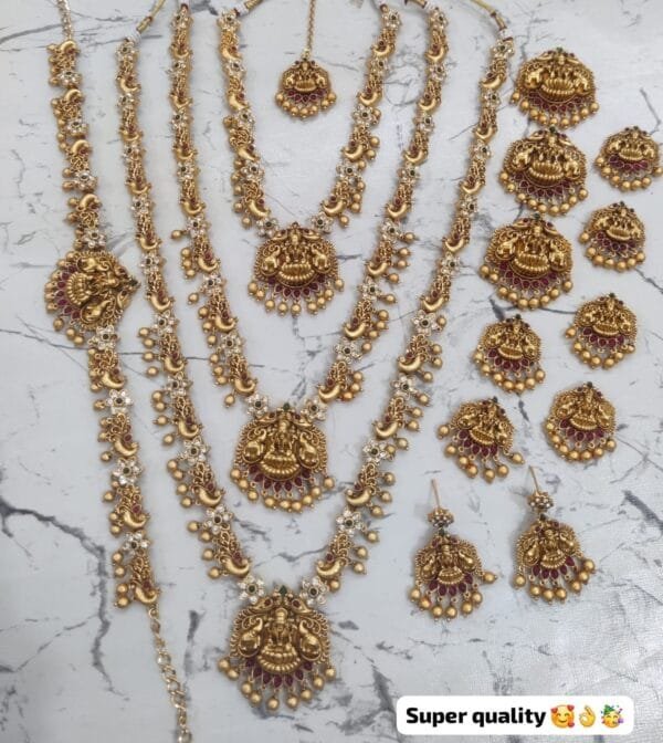 Good Quality South Indian Complete Bridal Jewellery Set