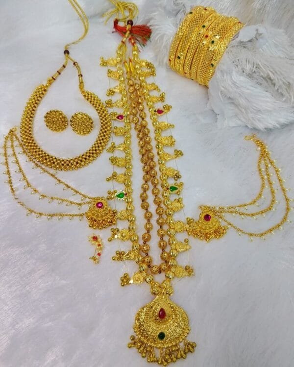 High Gold Plated Marathi Bride Jewellery For Women